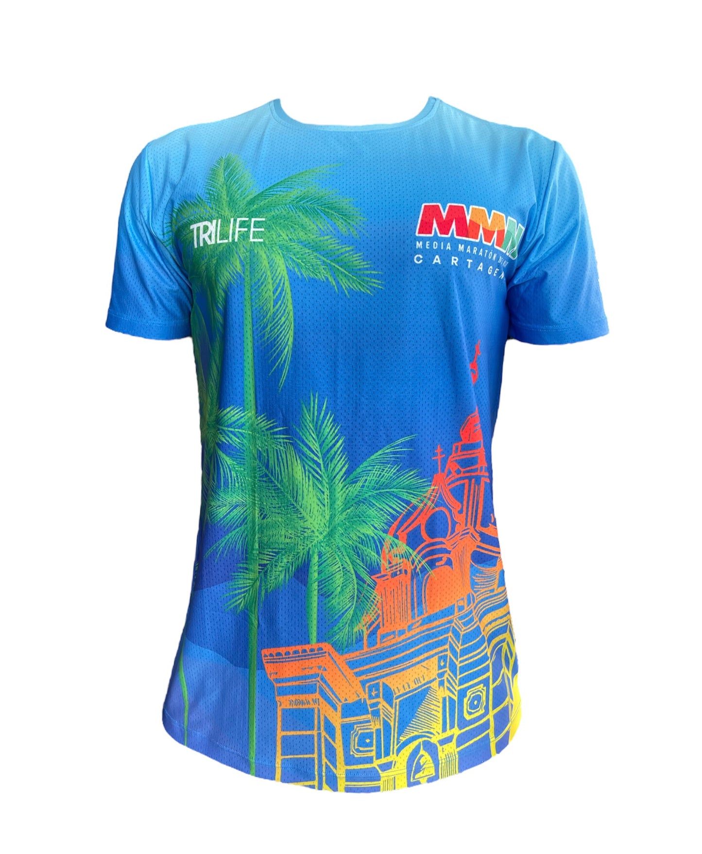 Camiseta Damas Vamo' pa la playa Media Maratón del Mar